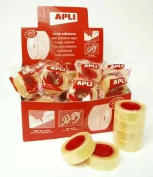 CINTA ADHESIVA TRANSPARENTE APLI CINTA ADHESIVA TRANSPARENTE APLI