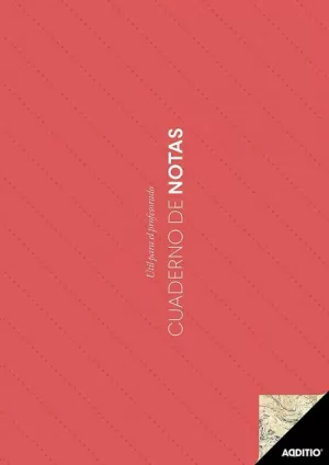CUADERNO DE NOTAS A4 PARA EL PROFESORADO ADDITO